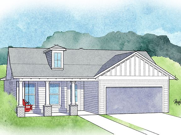 Coastal Farmhouse Elevation