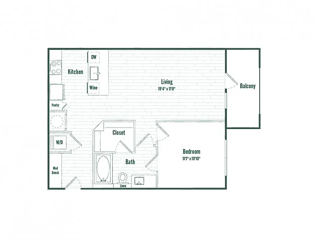 Floor plan A2b