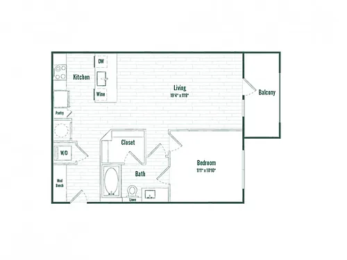 Floor plan A2b