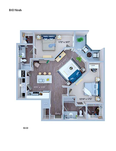 Floor plan B2