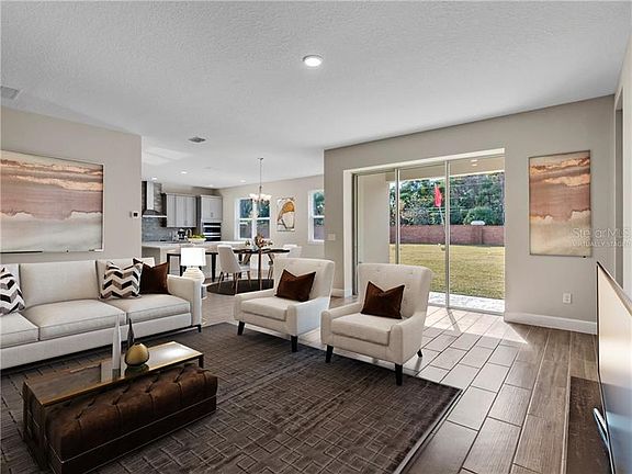 Virtually staged. photo is of the model and not the home to be built