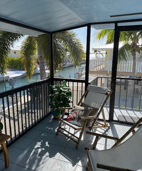 View from patio