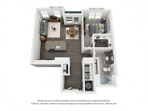Floor plan A6 - Aster