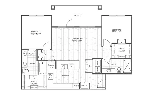 Floor plan B2