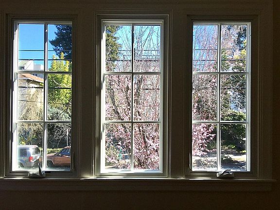 Street facing living room windows. #1