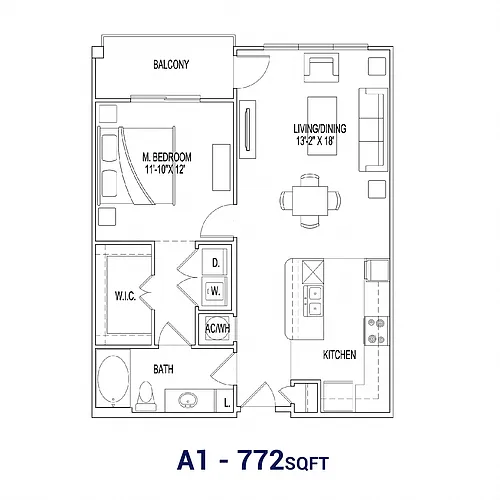 Floor plan A1