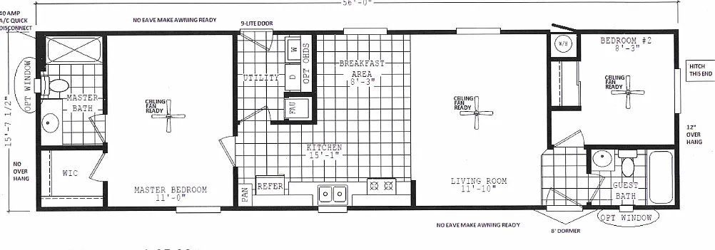 2 bed, 896 sqft, $1,010 — Photo 2