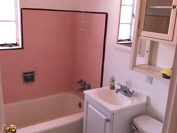 Bathtub is currently being refinished