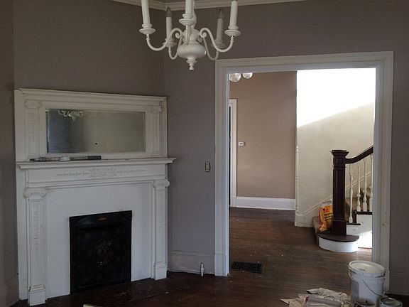 Living room looking out to foyer