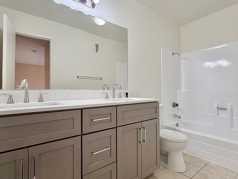 Newly upgraded master bathroom