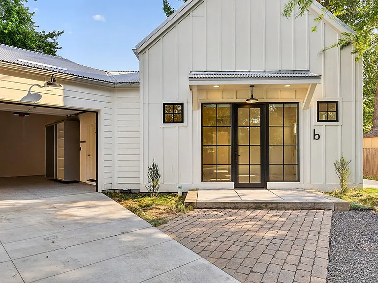 Single car attached garage