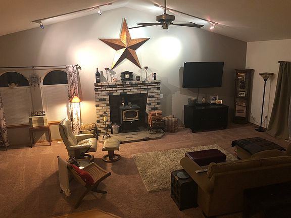 View coming downs the stairs