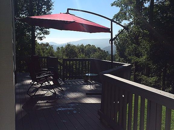 Southeast deck and view.