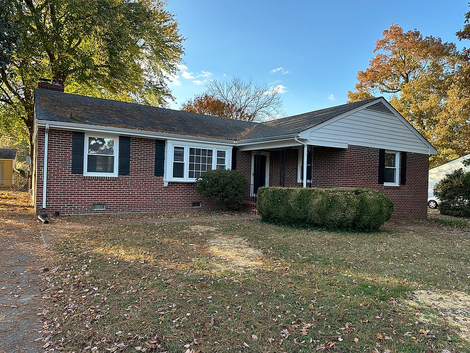 Front with covered porch