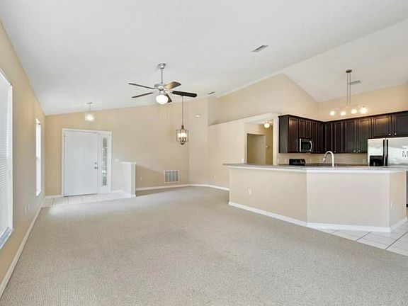 Family Room, Dining Room, Kitchen view