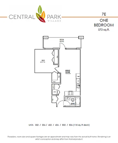 Floor plan 504