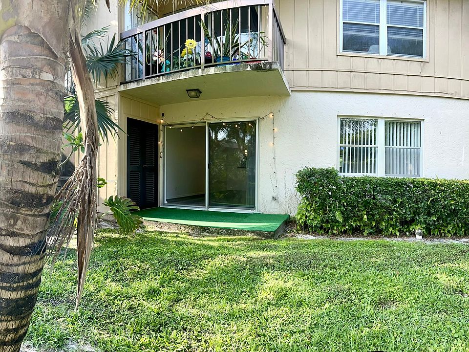 Back patio and backyard