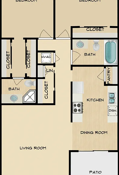 Plan 2 Floorplan Diagram