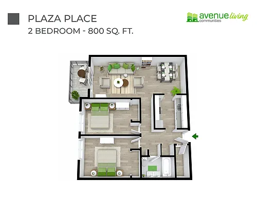 Floor plan 105