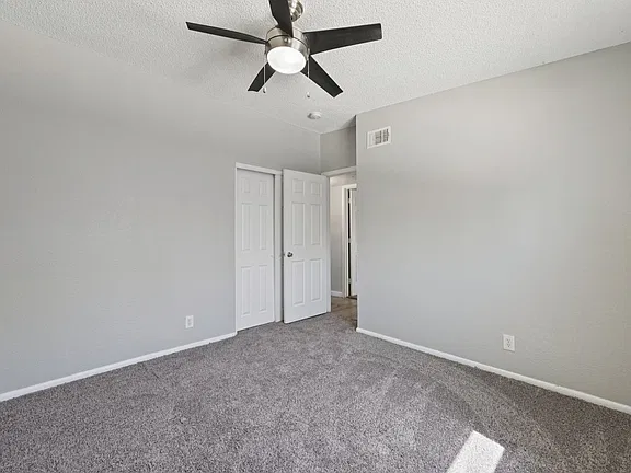 Representative unfurnished bedroom at Cornell Apartments.