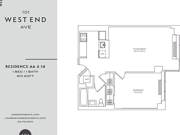 2nd image of 101 W End Ave APT 14AA
