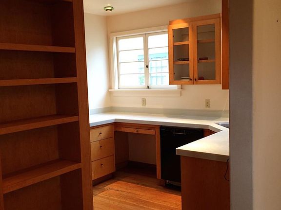 sunny modern kitchen with skylight
