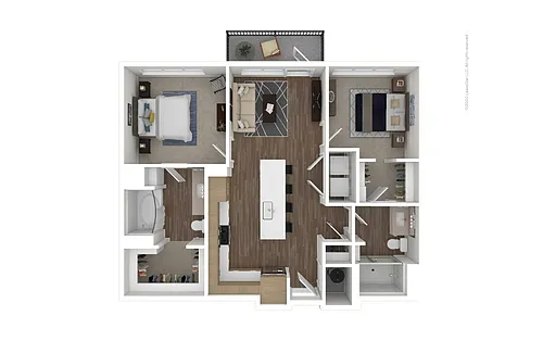 Floor plan B3 Upper Deck