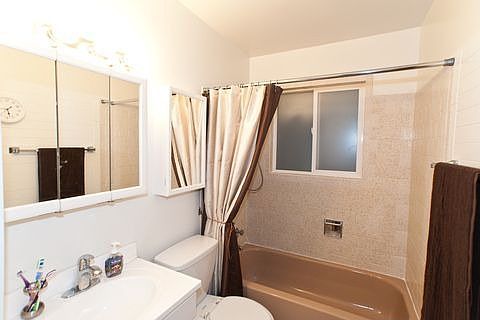 Full Updated Bath with Tile Floor