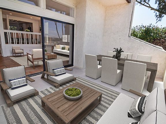 28' X 12' balcony overlooking Omni La Costa Golf Course