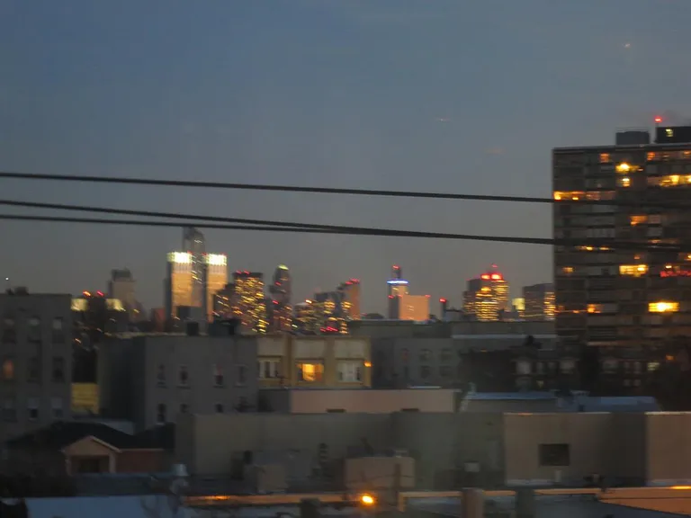 View of NYC at night