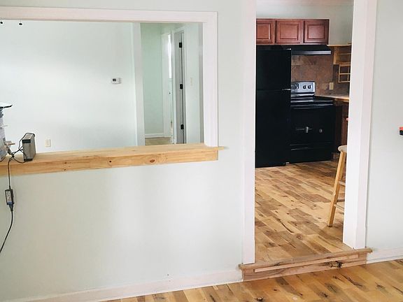 Looking into Dining Room and Hallway from Living Room
