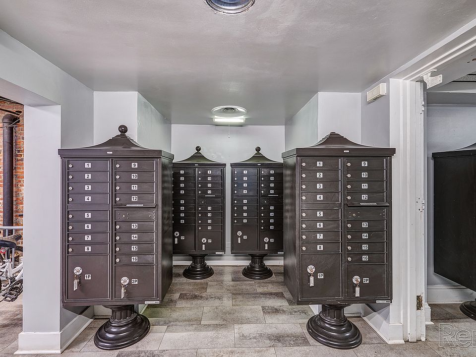 In-house mailboxes to protect from the outside elements!