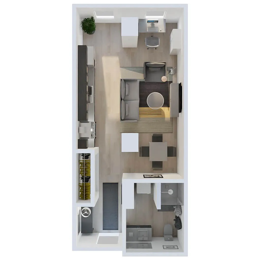 Floor plan Studio A2