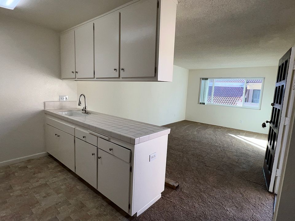 view of living room from kitchen