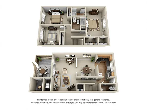 Floor plan Windsor Townhome Upgraded