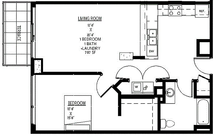 Floor plan 407