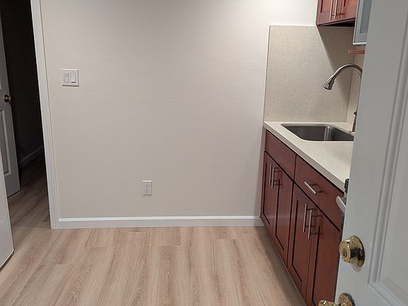 Entry way and kitchen