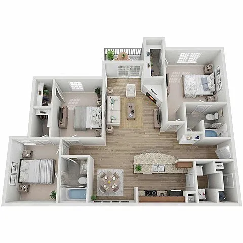 Floor plan C1