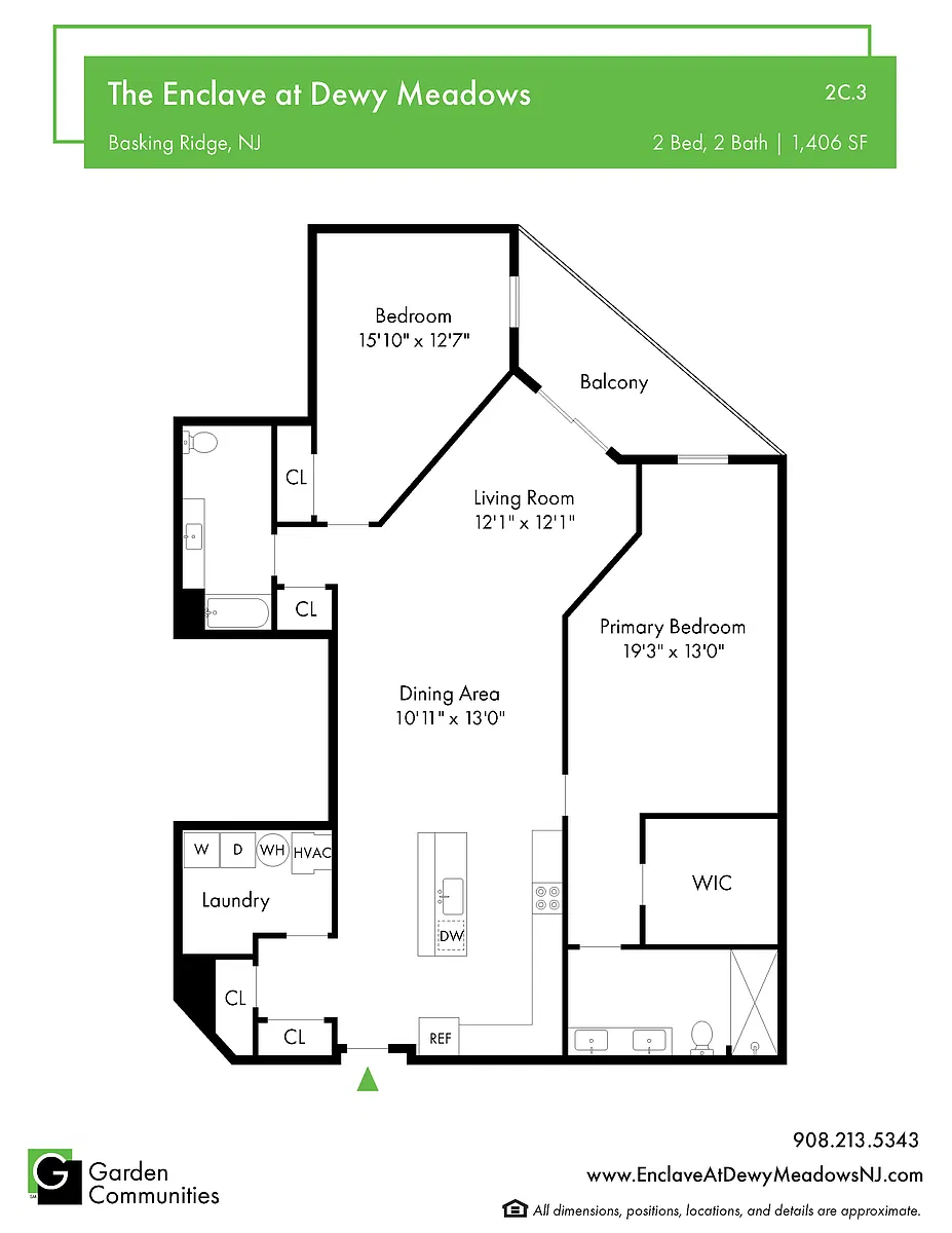 Floor plan $2.81/sq.ft. - 2C.3