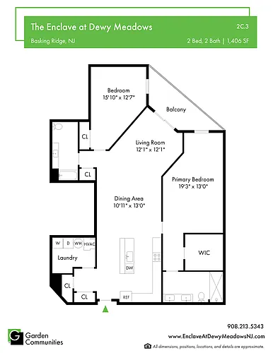 Floor plan $2.81/sq.ft. - 2C.3