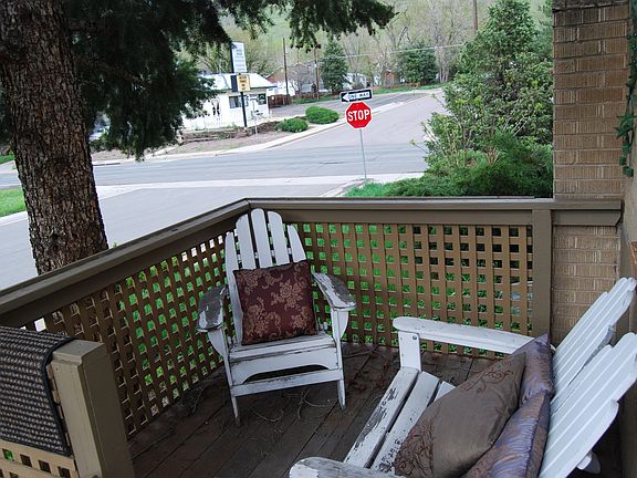 Deck off upstairs kitchen