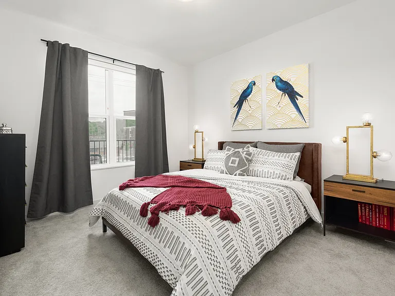 Large Bedrooms with Plush Carpet and Lots of Natural Lighting