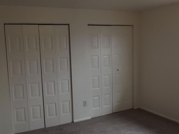 Large east upstairs bedroom with double closets