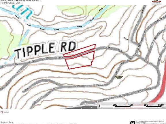 Moon Run Rd Topo