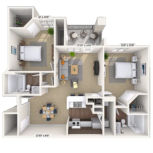 Floor plan B