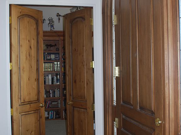 8 ft Alder wood door throughout