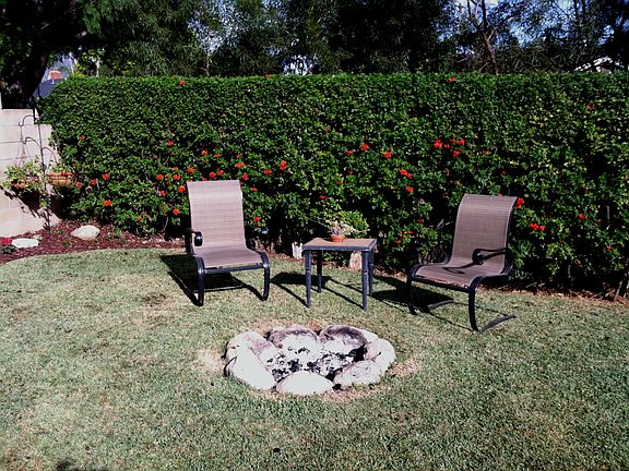 Fire pit for cold nights.