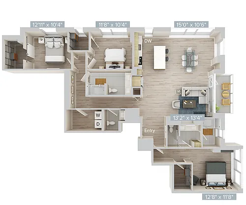 Floor plan C1PS-1912