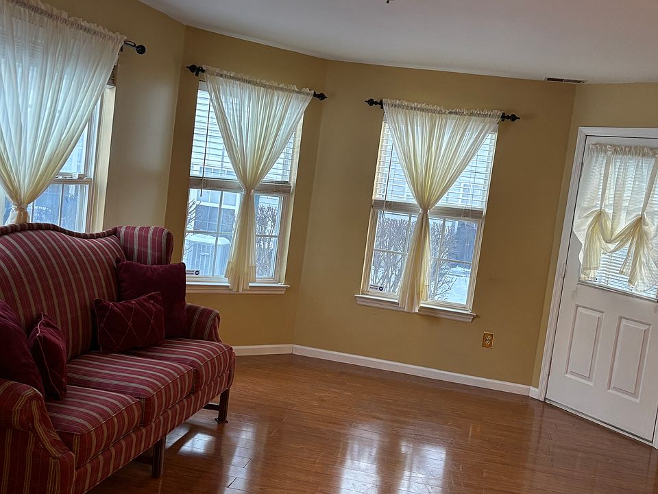 Living room with door to patio