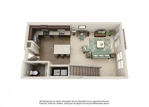 Floor plan A7F - Loft